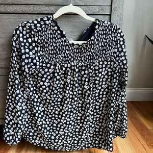 Jcrew Factory Flowered Blouse - 00